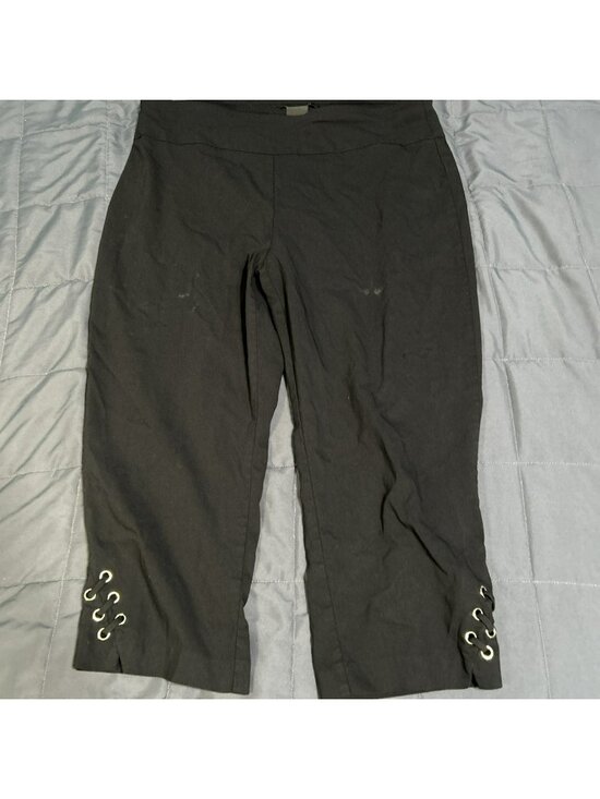 Zac & Rachel Pants - Women's Zac & Rachel Pants EUC Size 14 Black Pull On Baggy Y2K